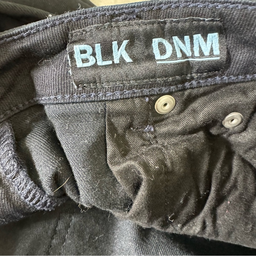 BLK DNM Jeans Black Skinny Fit Women‎ Size 29x30 Cotton Spandex - Picture 6 of 8